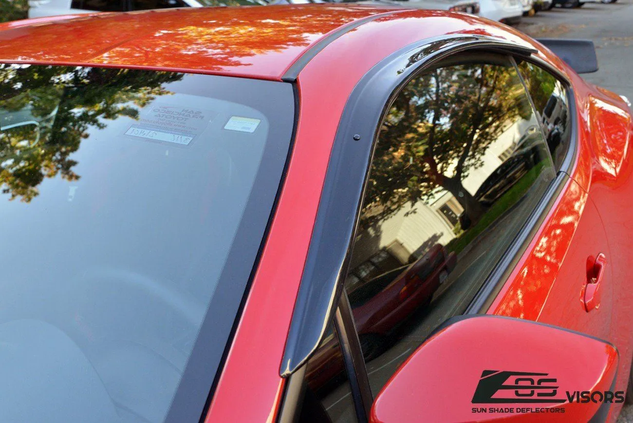 2013-21 Subaru BRZ Window Visors Wind Deflectors Rain Guards