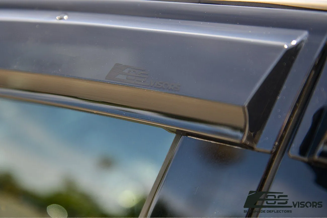 2016-21 Honda Civic Hatchback Clip-On Window Visors Wind Deflectors Rain Guards