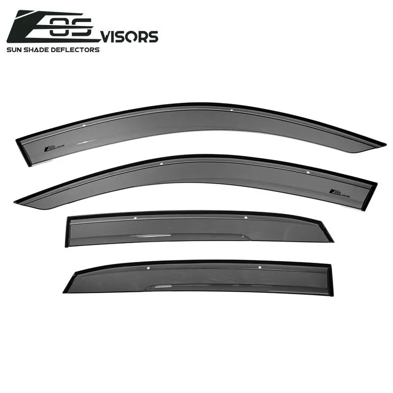 2016-21 Honda Civic Hatchback Clip-On Window Visors Wind Deflectors Rain Guards