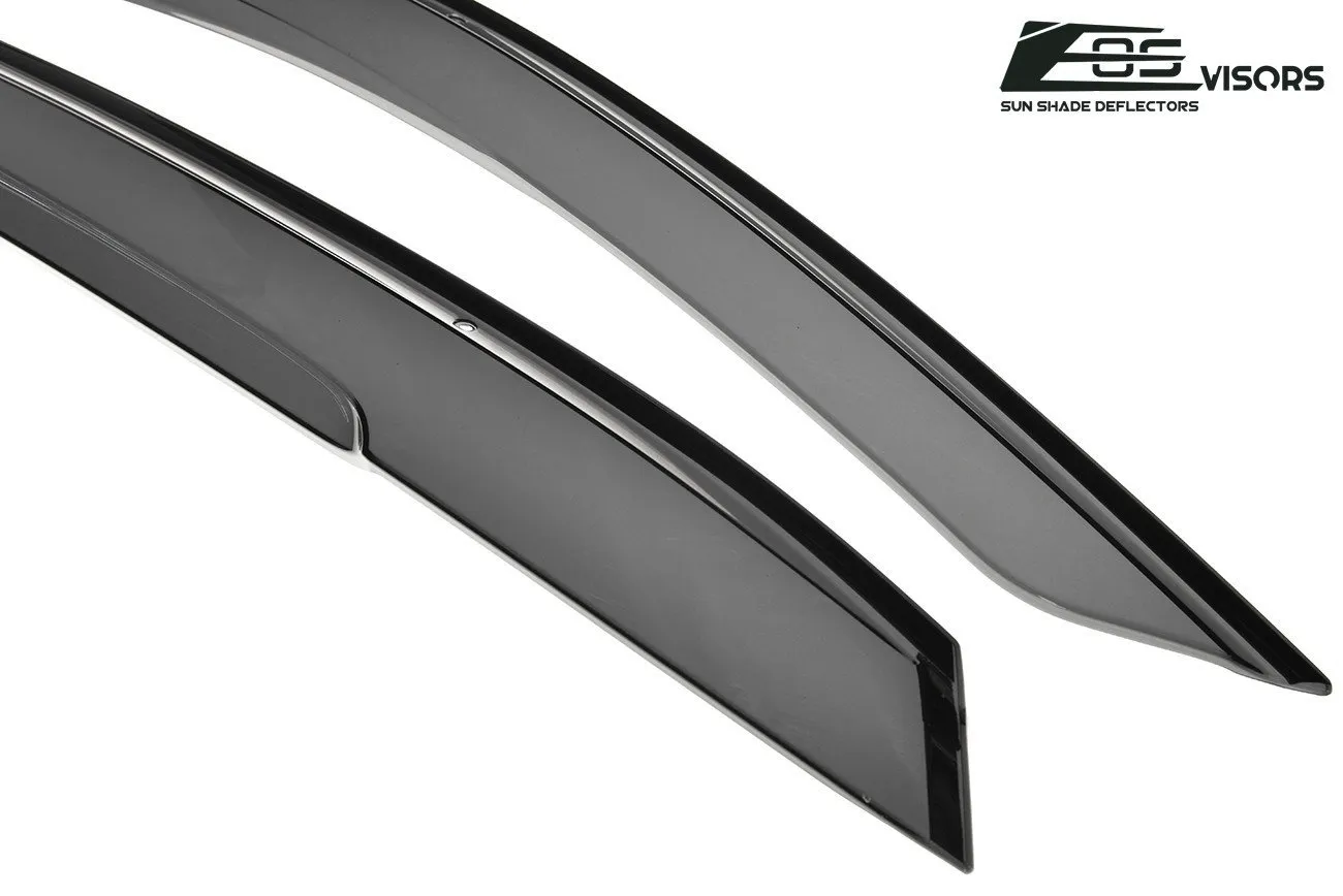 2016-21 Honda Civic Hatchback Clip-On Window Visors Wind Deflectors Rain Guards