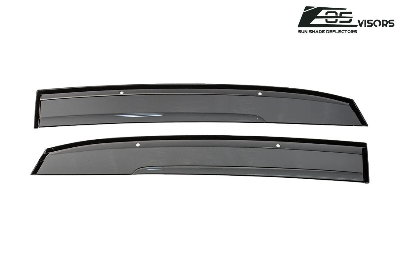 2016-21 Honda Civic Hatchback Clip-On Window Visors Wind Deflectors Rain Guards