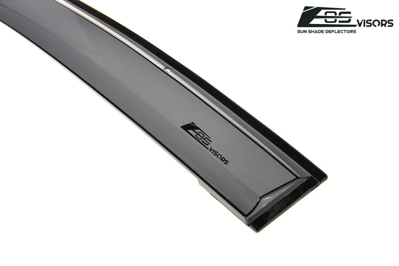 2016-21 Honda Civic Hatchback Clip-On Window Visors Wind Deflectors Rain Guards