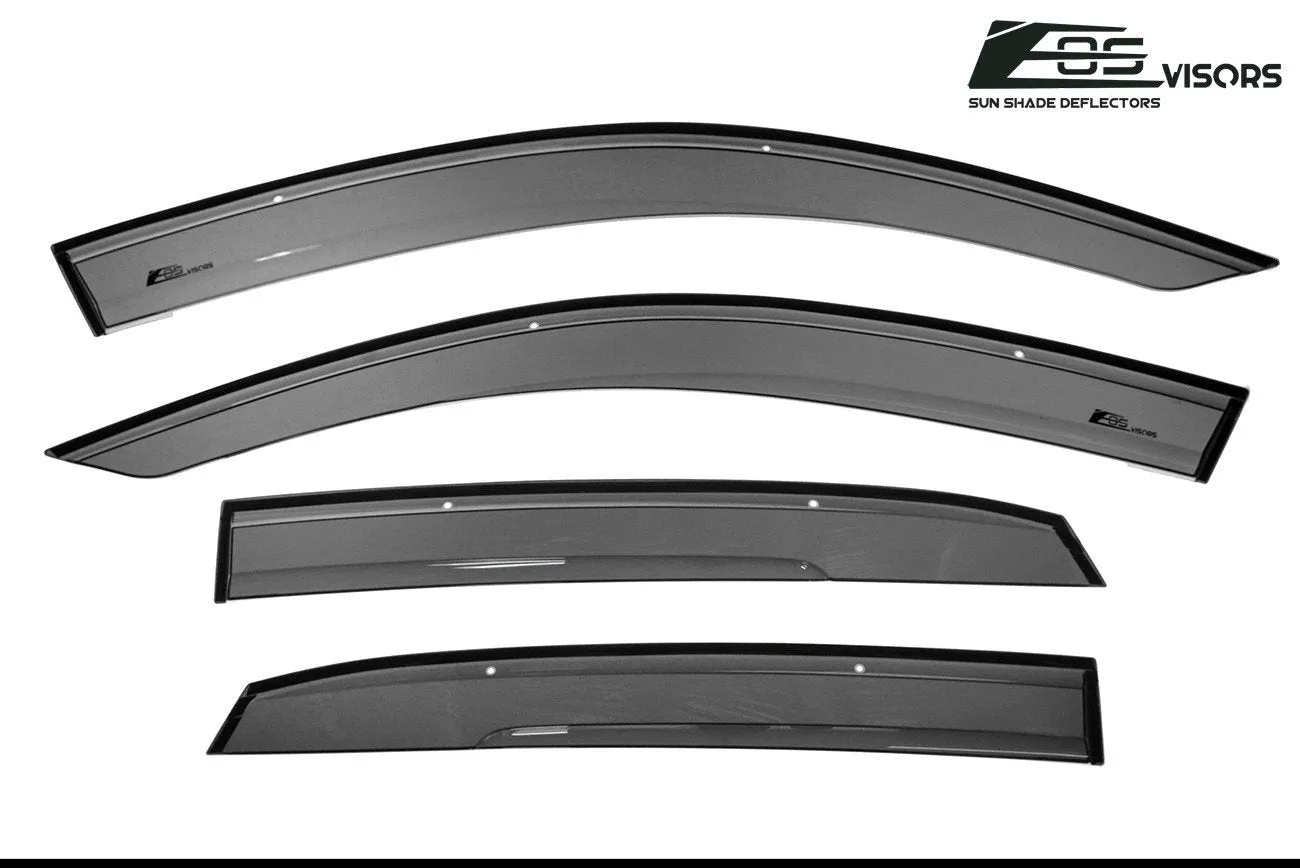 2016-21 Honda Civic Hatchback Clip-On Window Visors Wind Deflectors Rain Guards