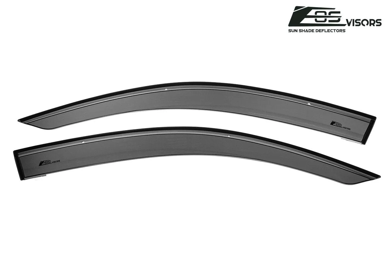 2016-21 Honda Civic Hatchback Clip-On Window Visors Wind Deflectors Rain Guards