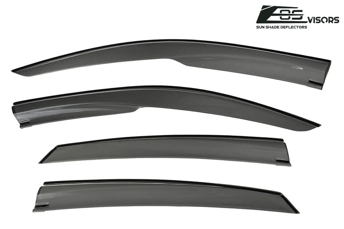 2016-21 Honda Civic Sedan Tape-On Window Visors Wind Deflectors Rain Guards