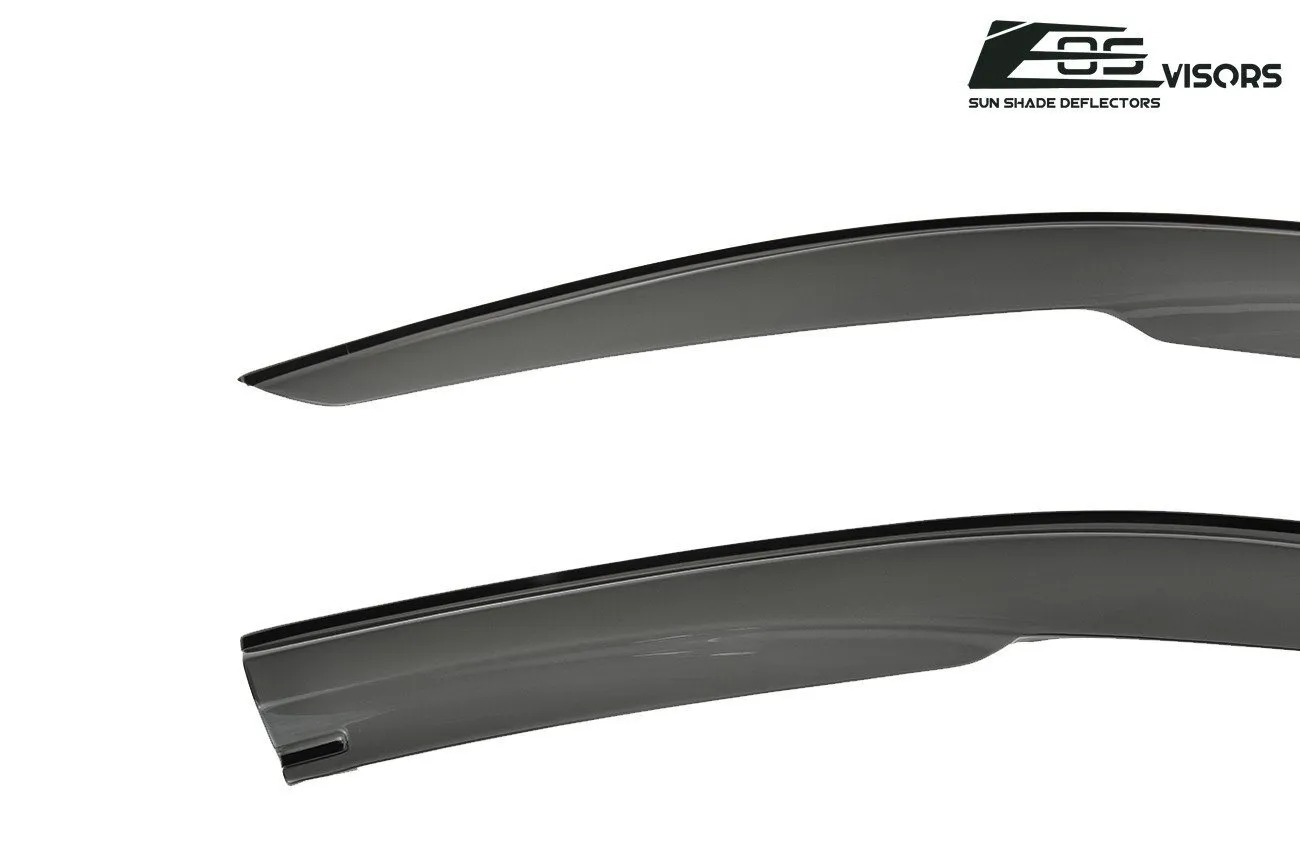 2016-21 Honda Civic Sedan Tape-On Window Visors Wind Deflectors Rain Guards