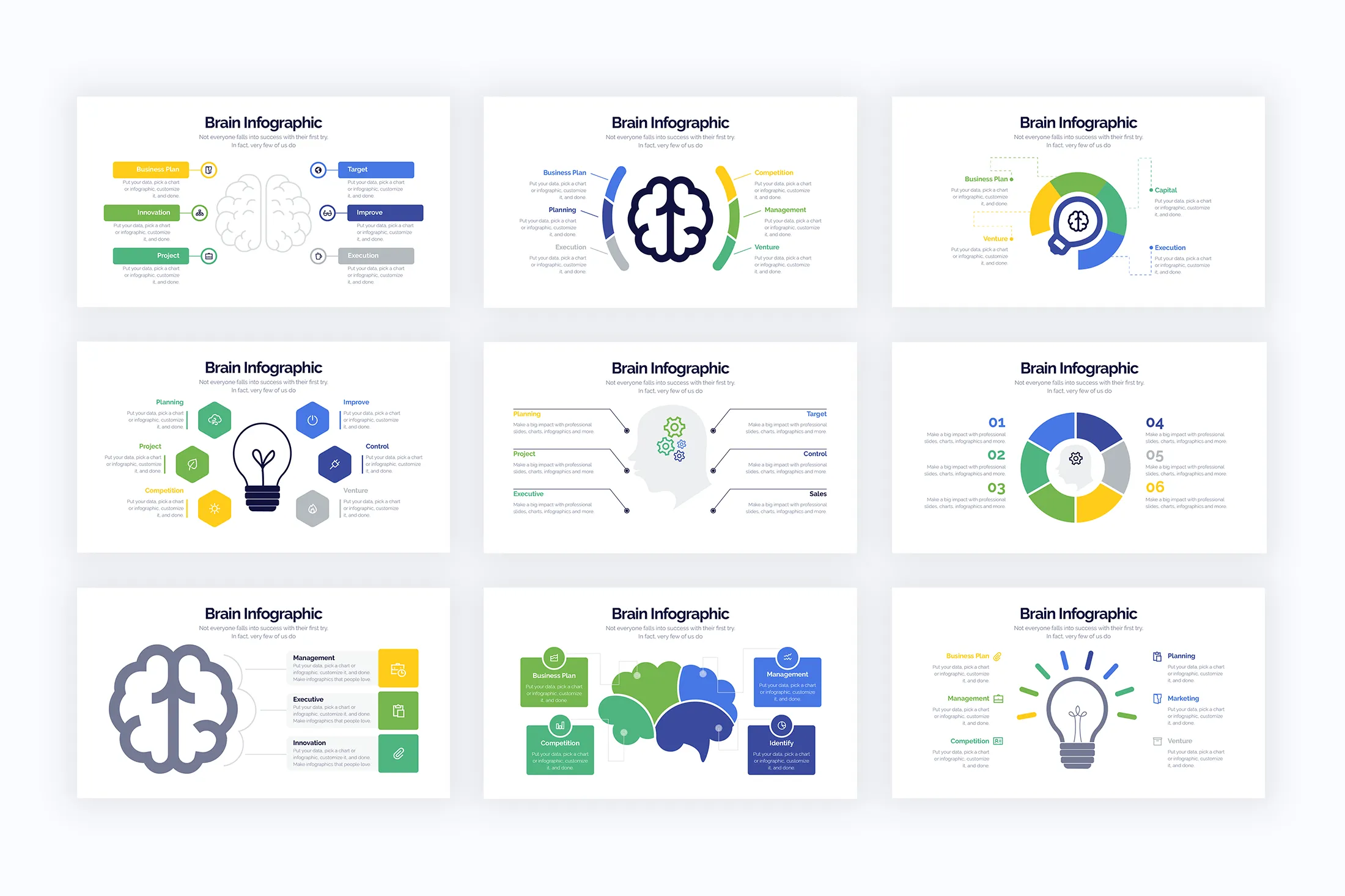 Brain Google Slides Infographics