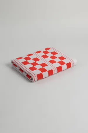 BUSBY POOL TOWEL Cloud & Ranch Red