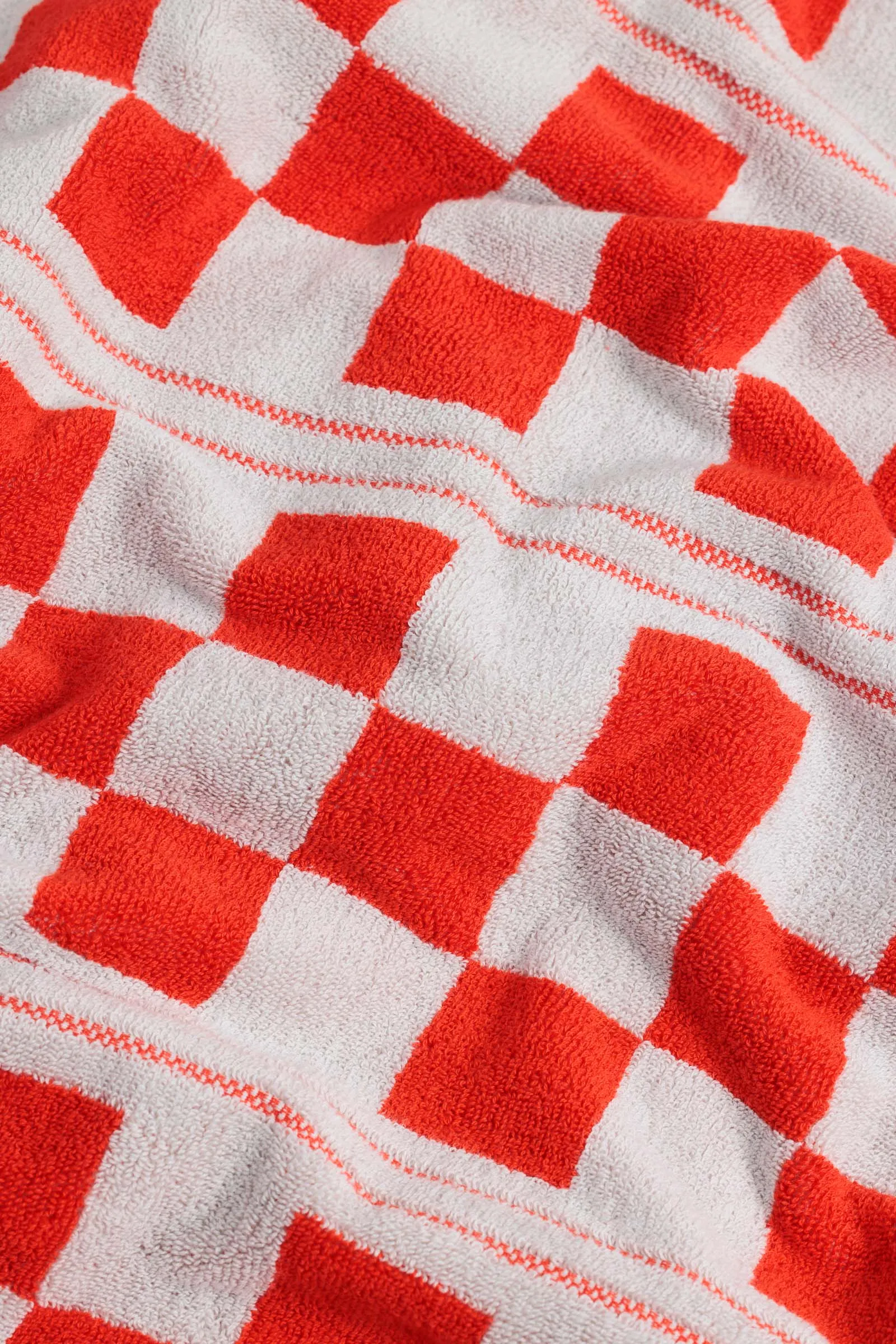 BUSBY POOL TOWEL Cloud & Ranch Red