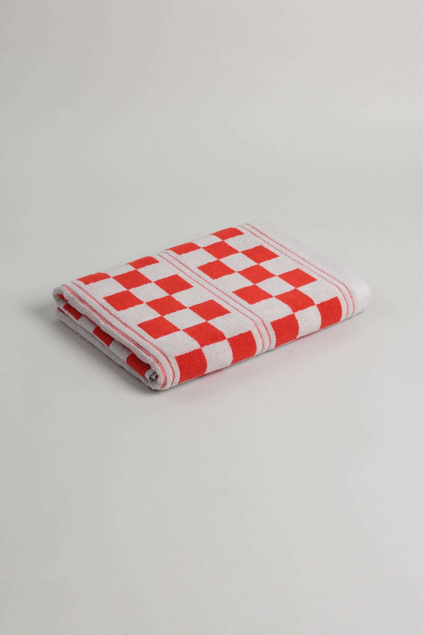 BUSBY POOL TOWEL Cloud & Ranch Red