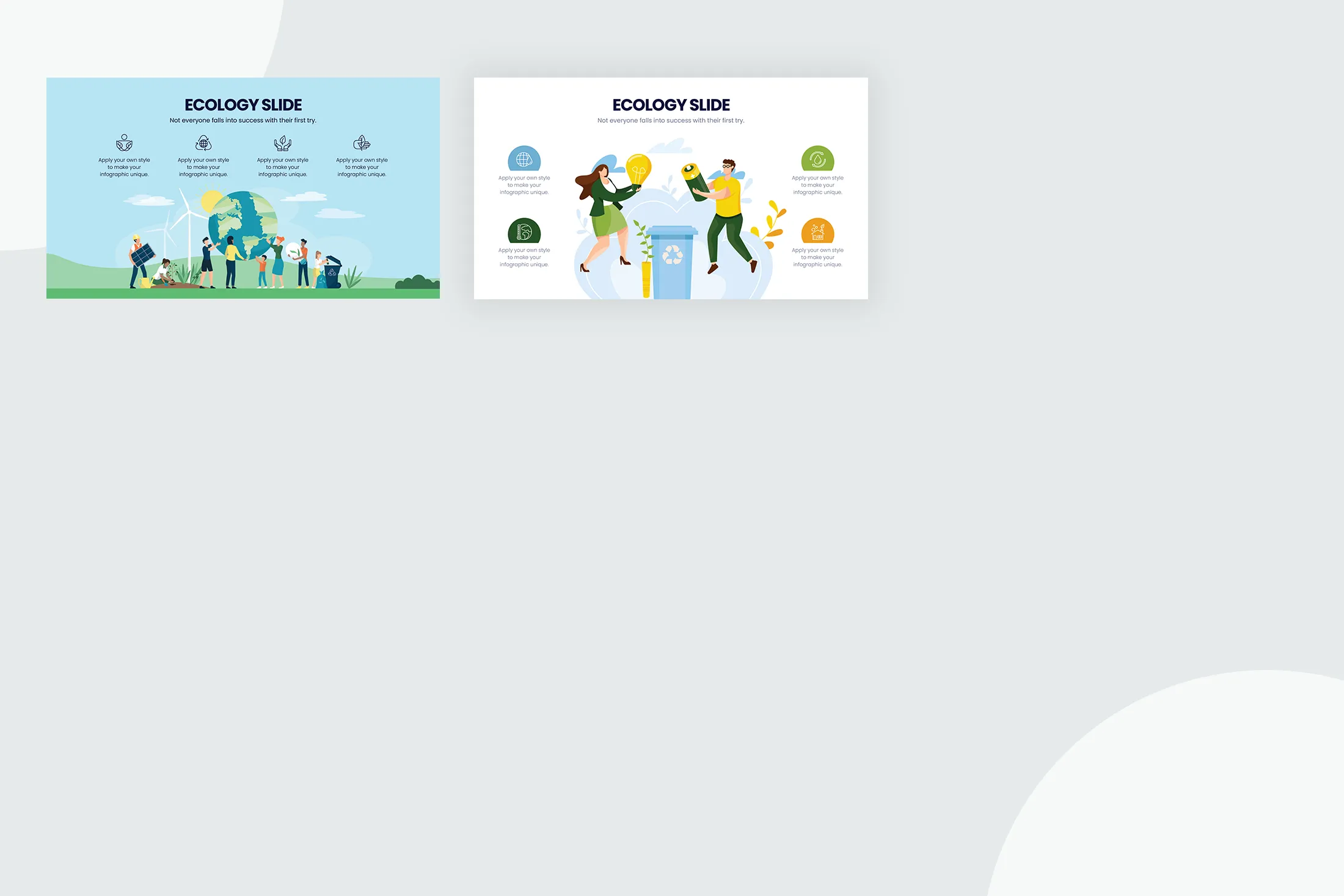 Ecology Slide Infographic Templates