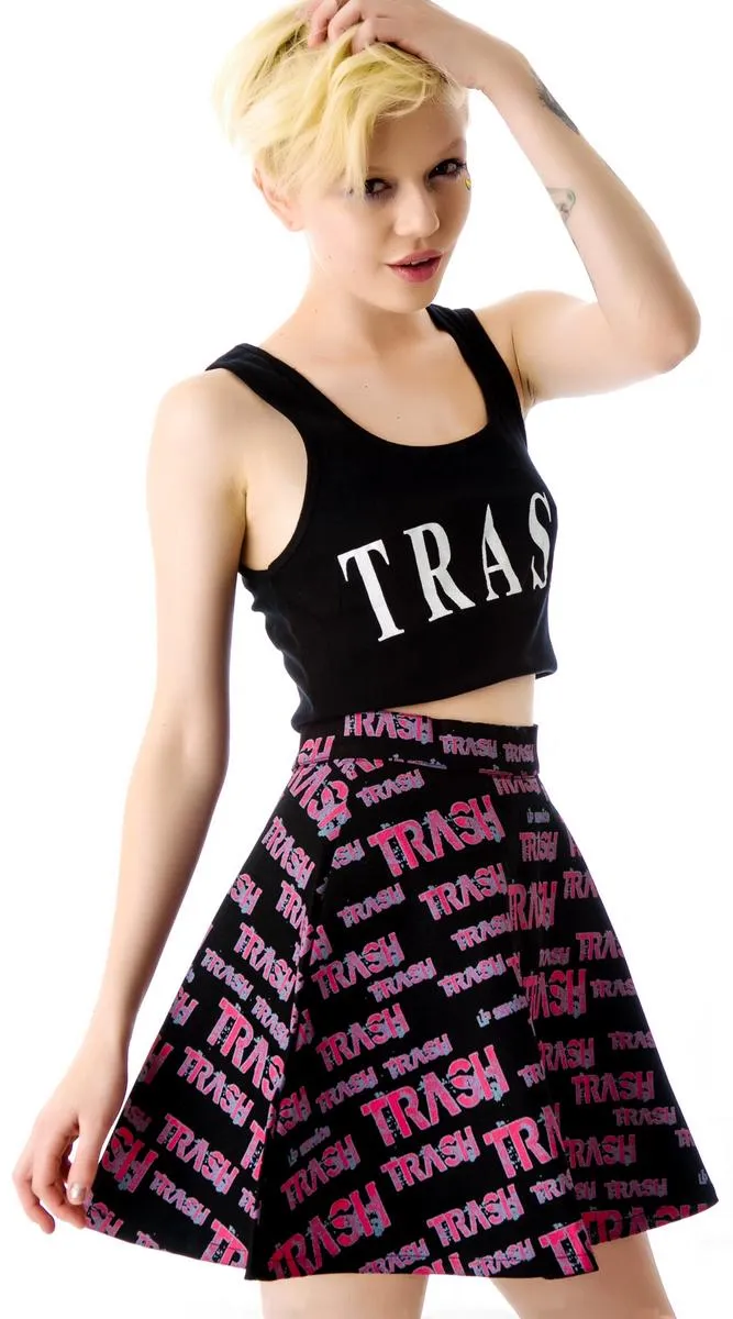 Fashion Victim Trash Circle Skirt