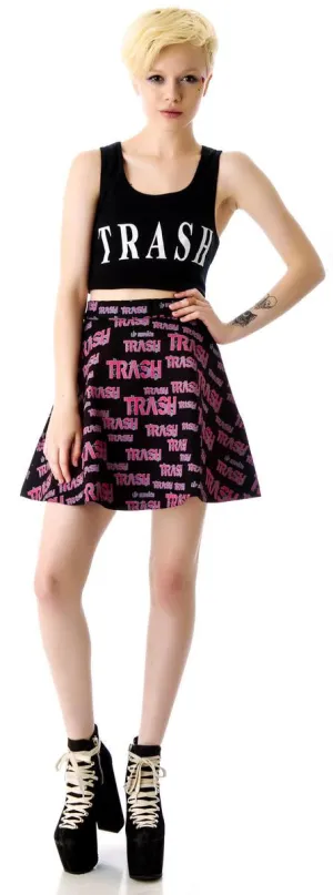 Fashion Victim Trash Circle Skirt