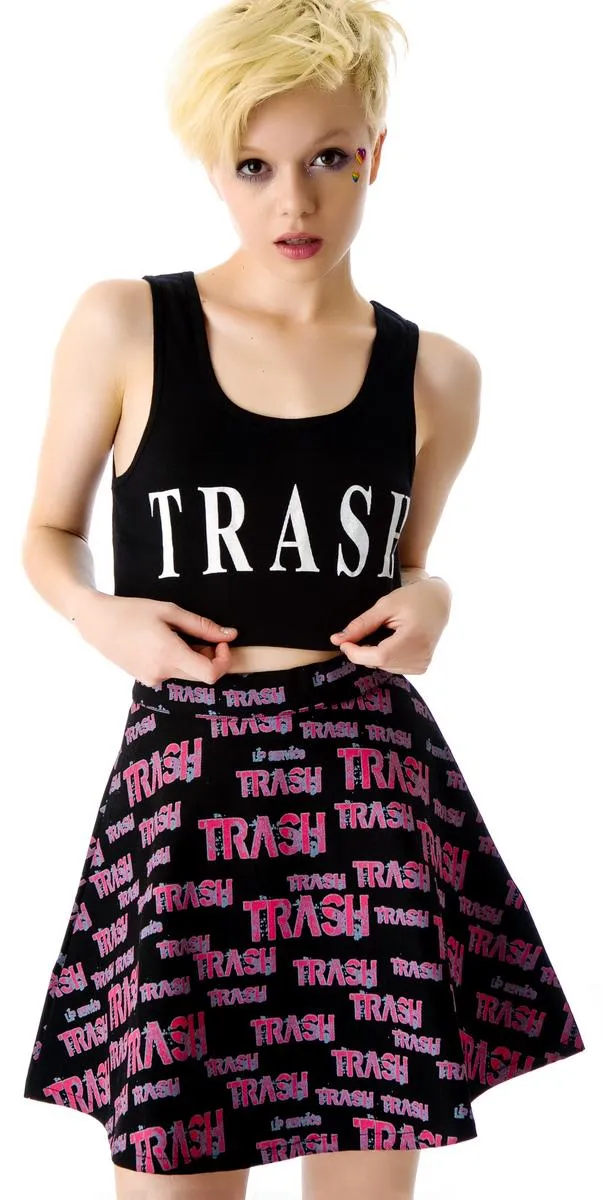 Fashion Victim Trash Circle Skirt