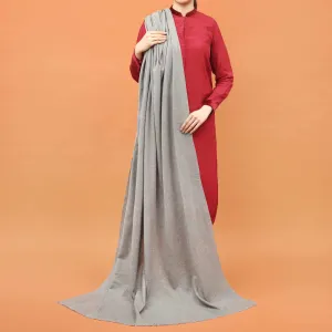 Grey Acrylic Winter Shawl PN4406