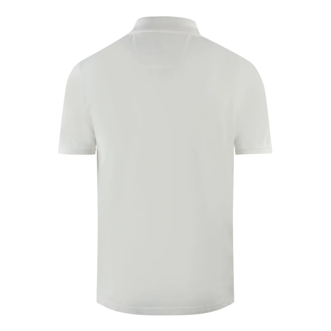 Parajumpers Patch Polo Patch Logo Off White Polo Shirt