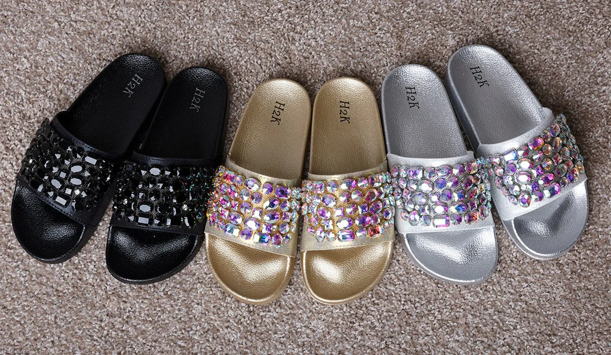 RHINESTONE SLIDES