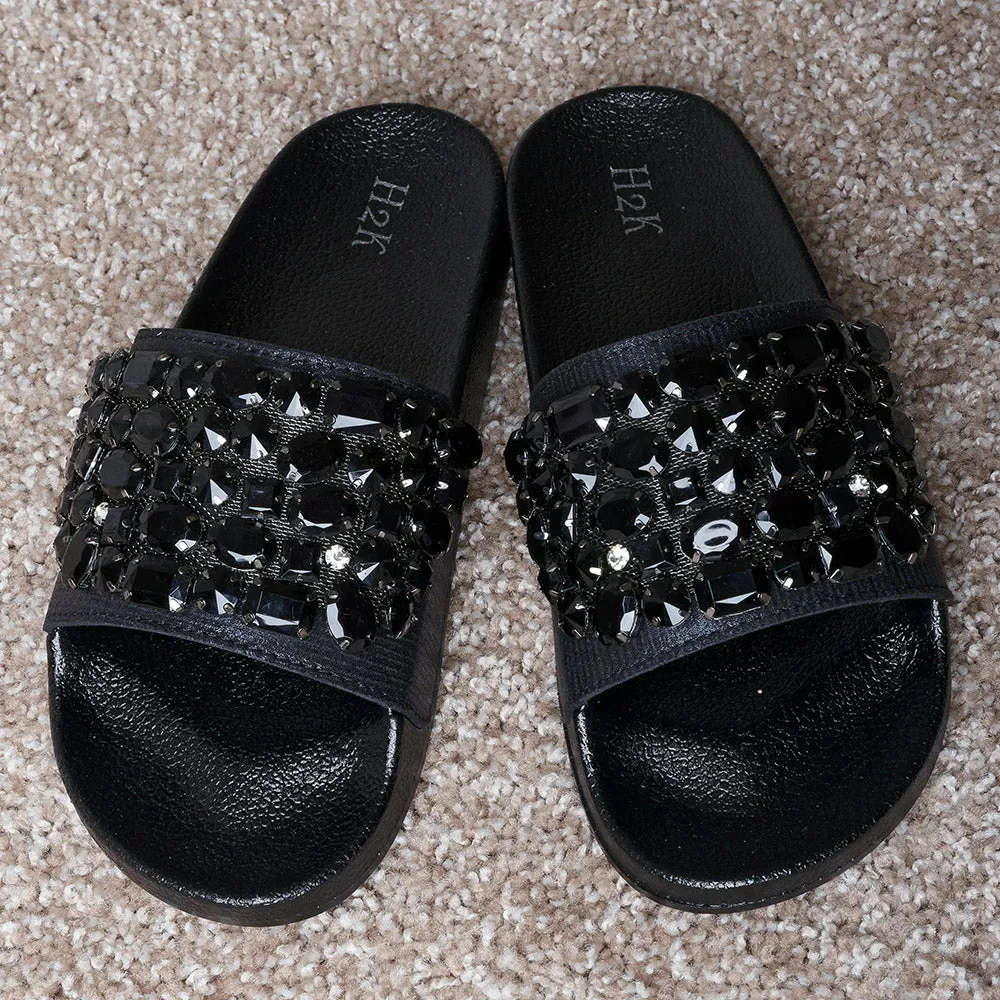 RHINESTONE SLIDES