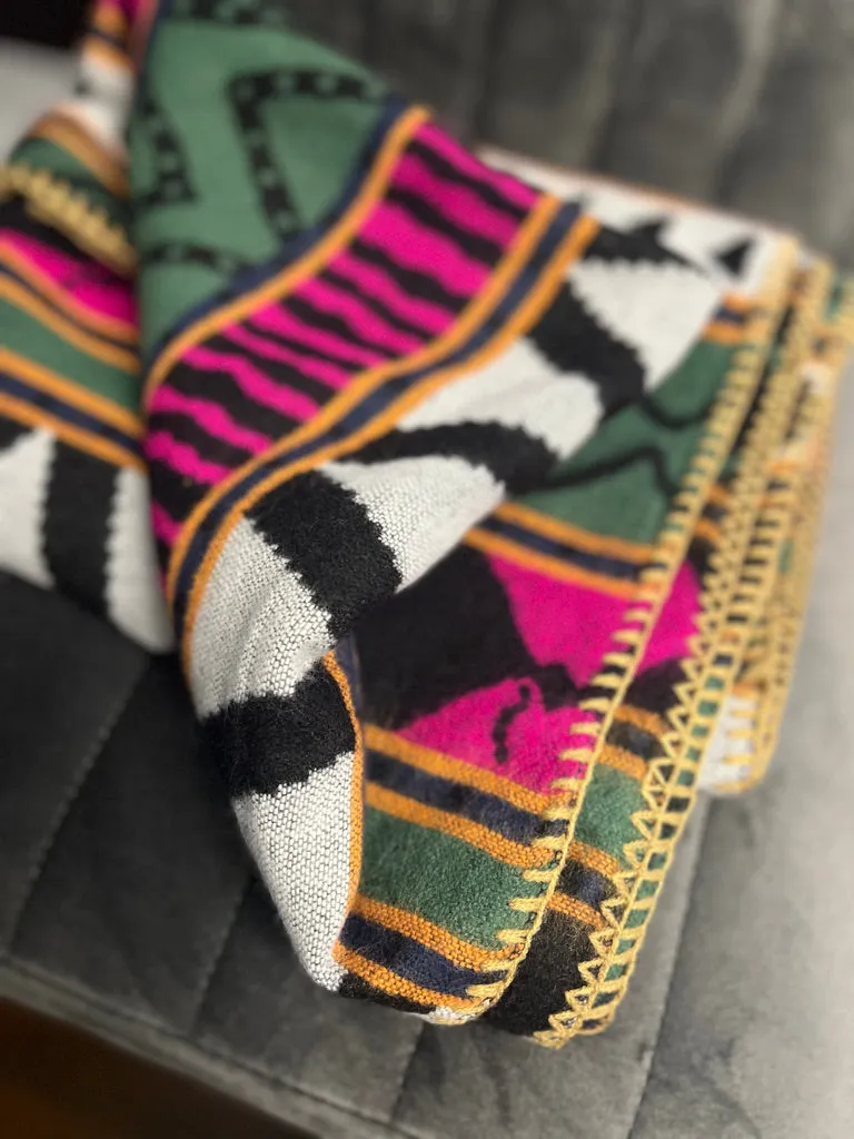 Shayla Multi Color Long Scarf Wrap