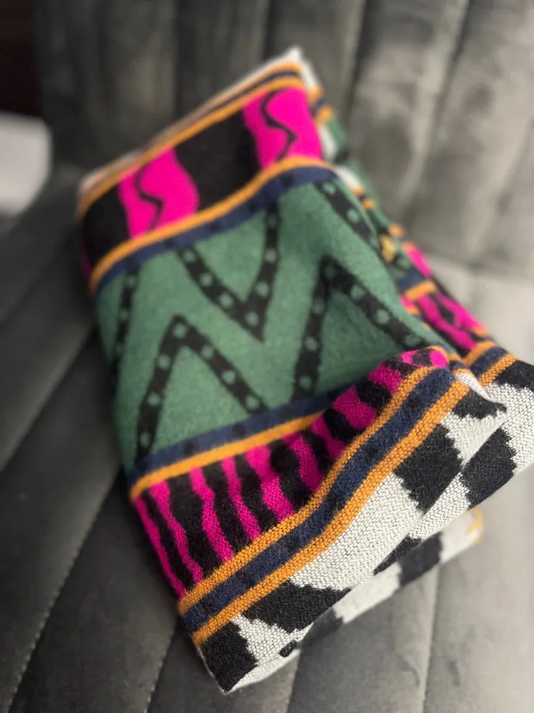 Shayla Multi Color Long Scarf Wrap