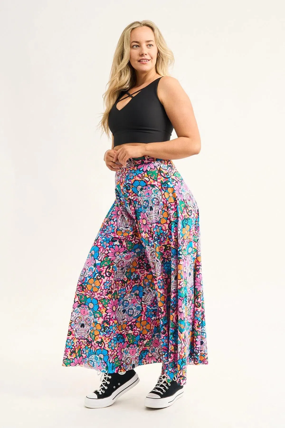 Silky Palazzo Pant - Fiesta Sista