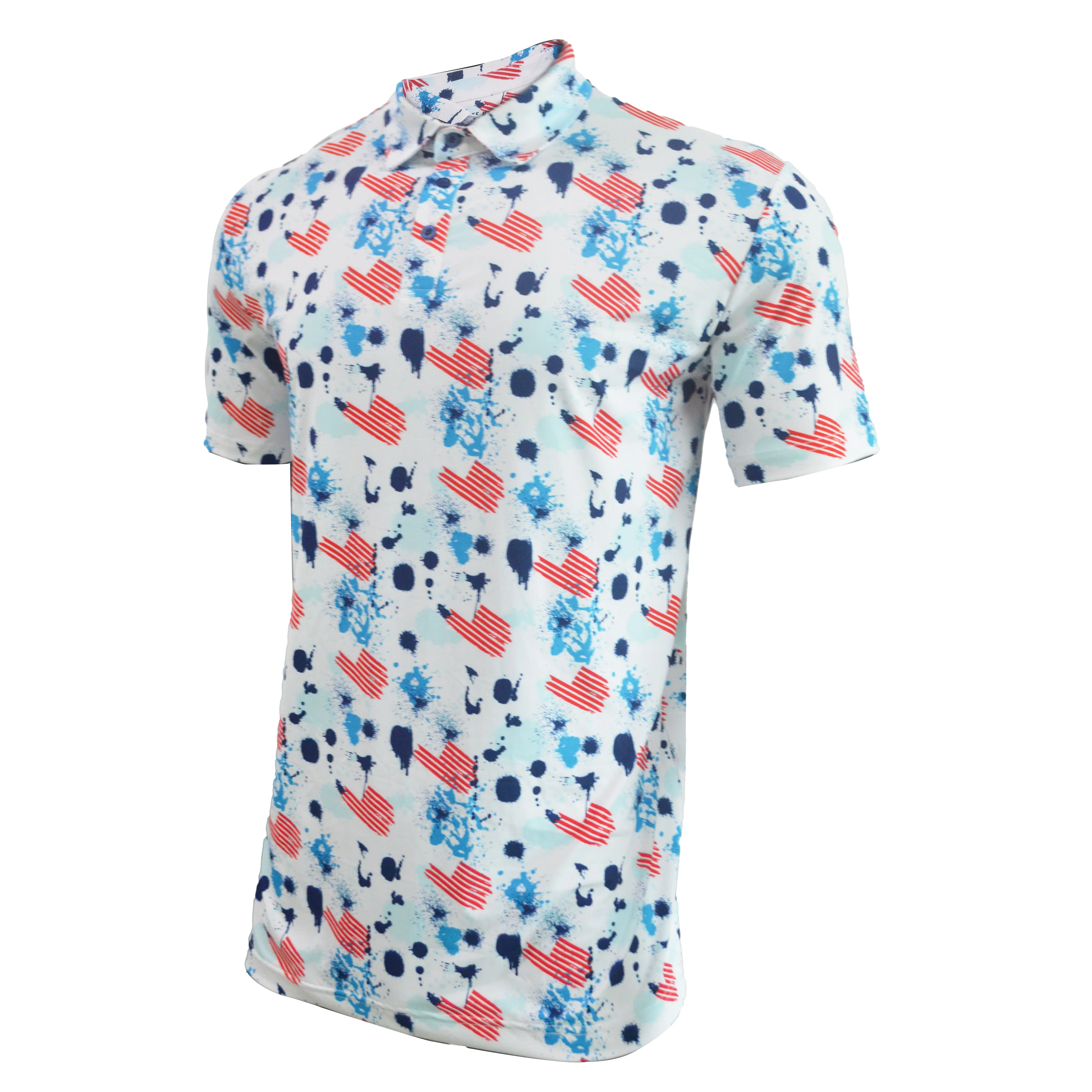 Stars & Splatter Men's Polo
