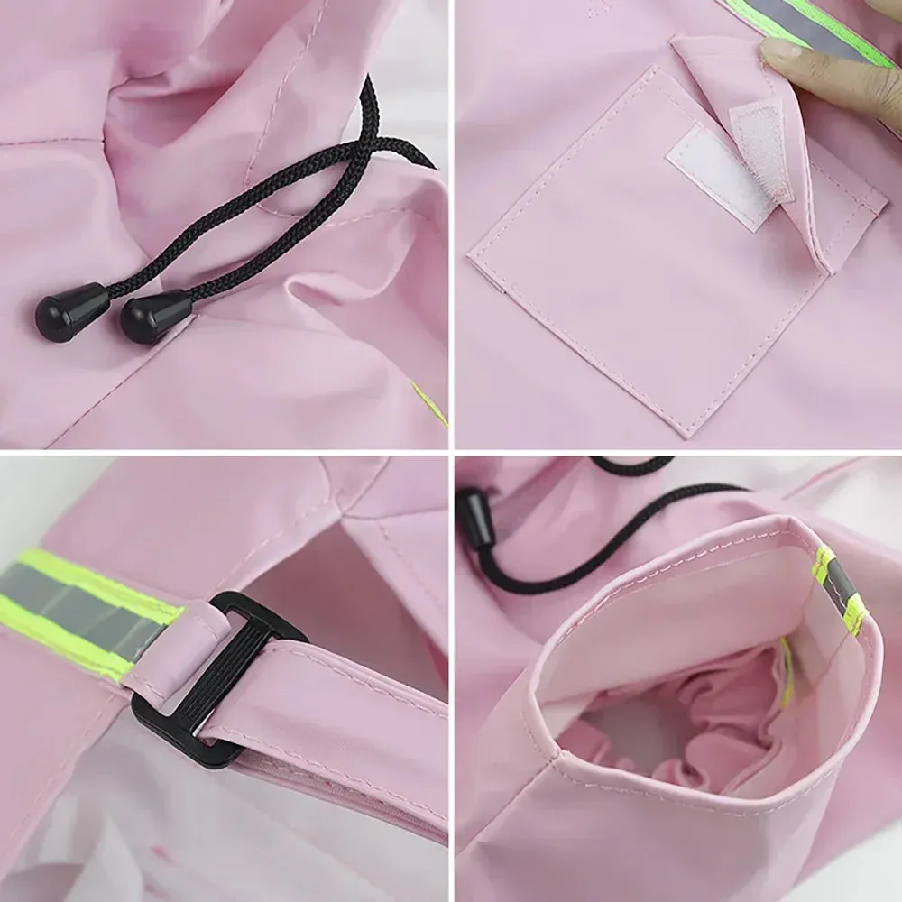 Waterproof Reflective Raincoat for Large Dogs