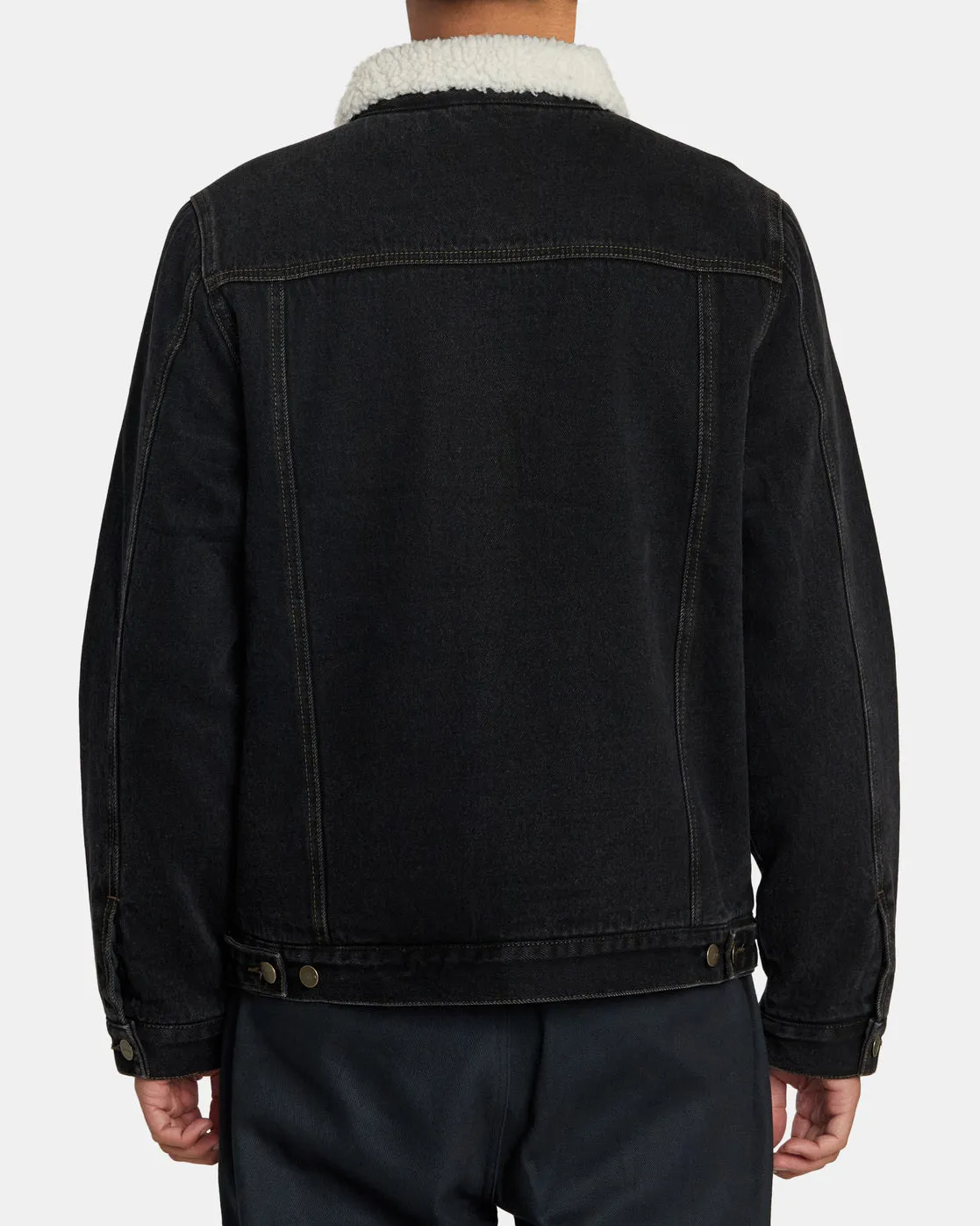 Waylon Denim Trucker Jacket - Vintage Black